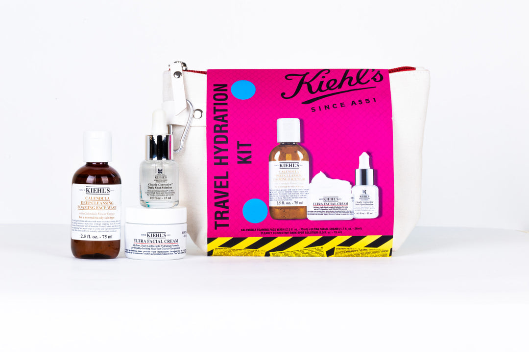 Kiehl’s Travel hydration kits