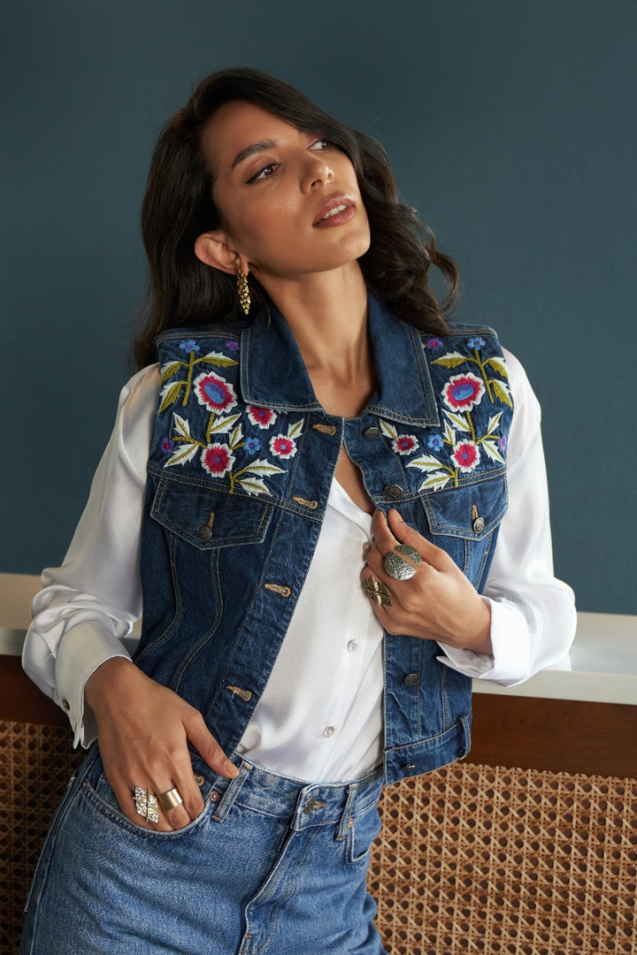 Adele Denim Vest