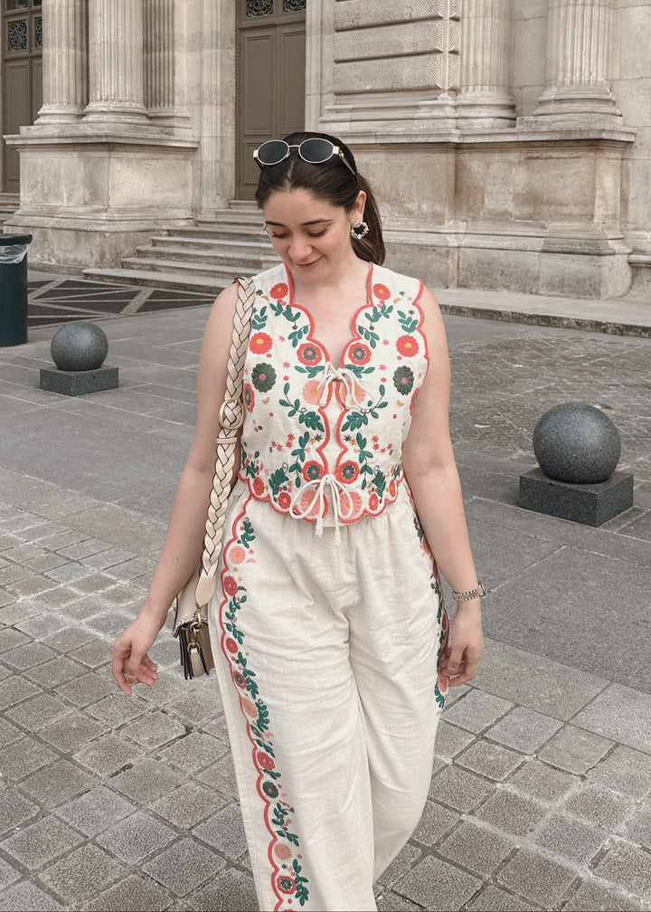 Sana Grover in our Margot Tie Top