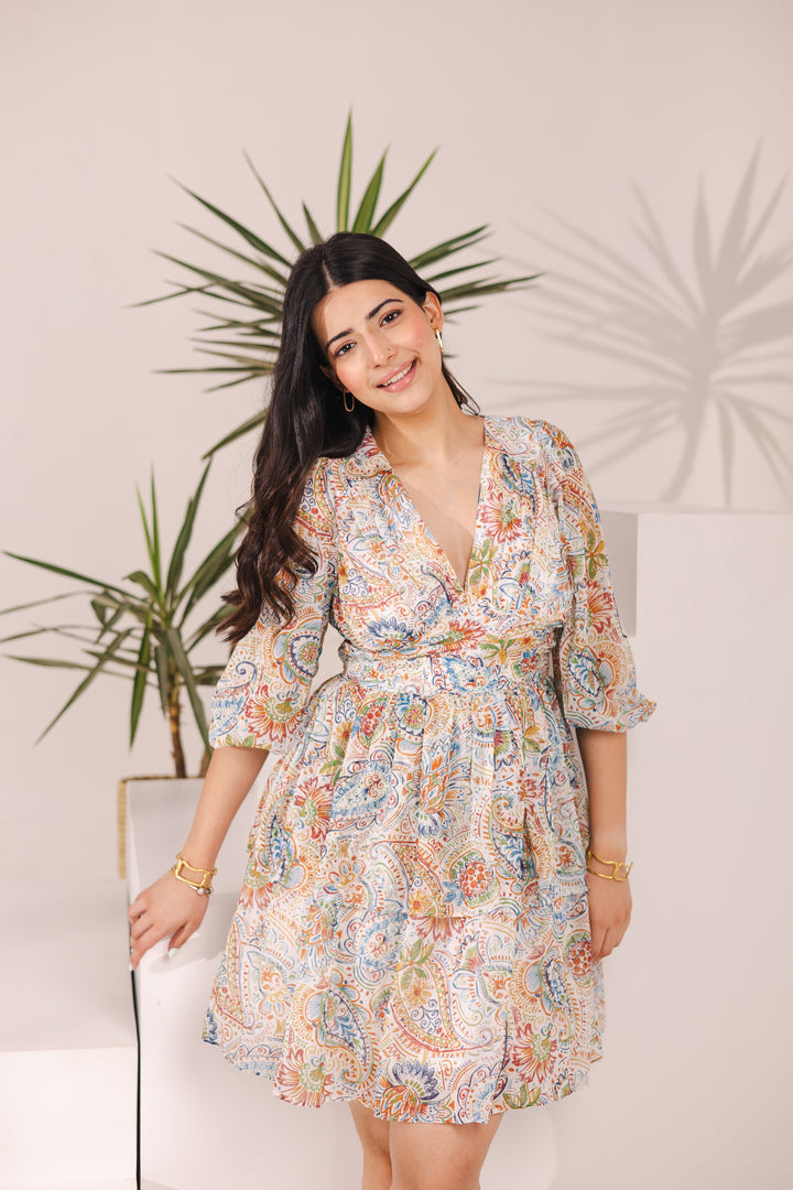 Kaashni Kapoor in our Callie Printed Dress
