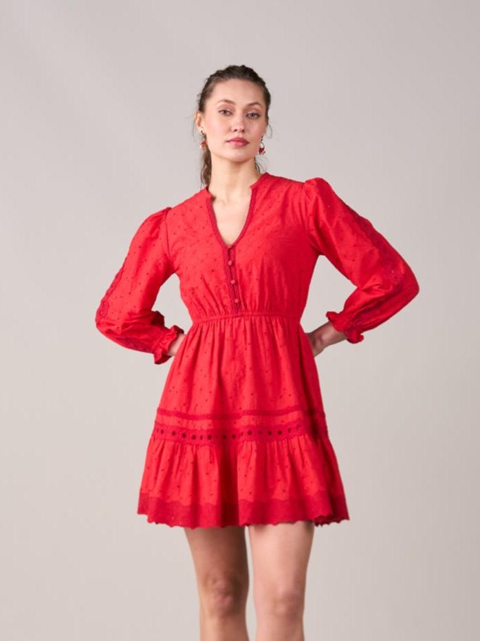 Julie Red Dress – Style Island