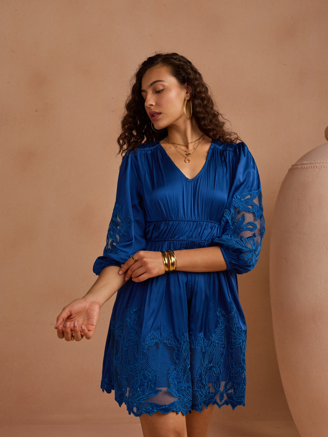 anyone but you blue satin dress Chelsea Satin Dress – Style Island