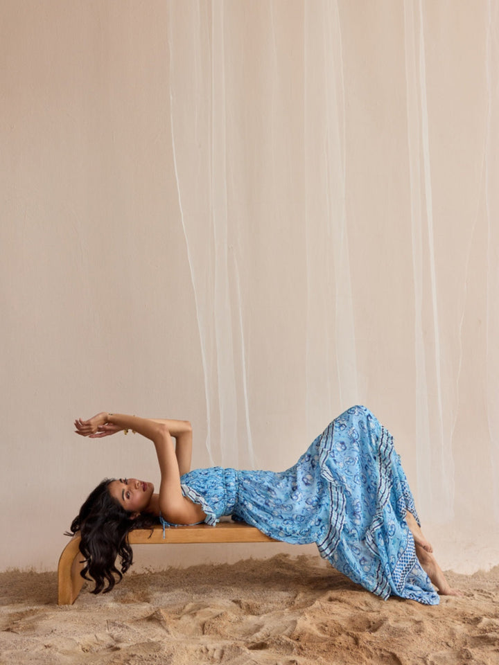 Radhica Diwan in our Laura Printed Maxi