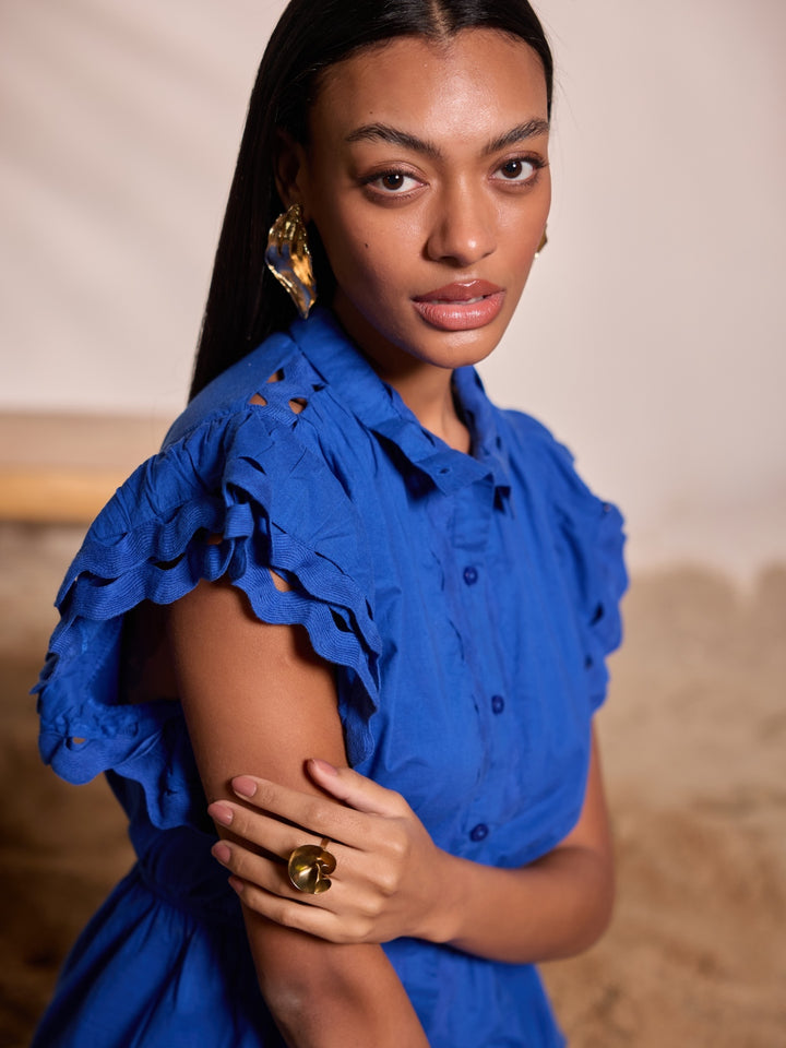 Indigo Wave Dress