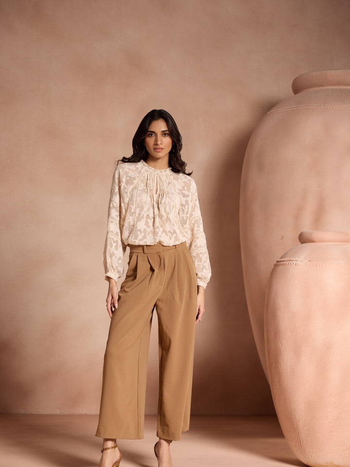 Bianca Jacquard Blouse