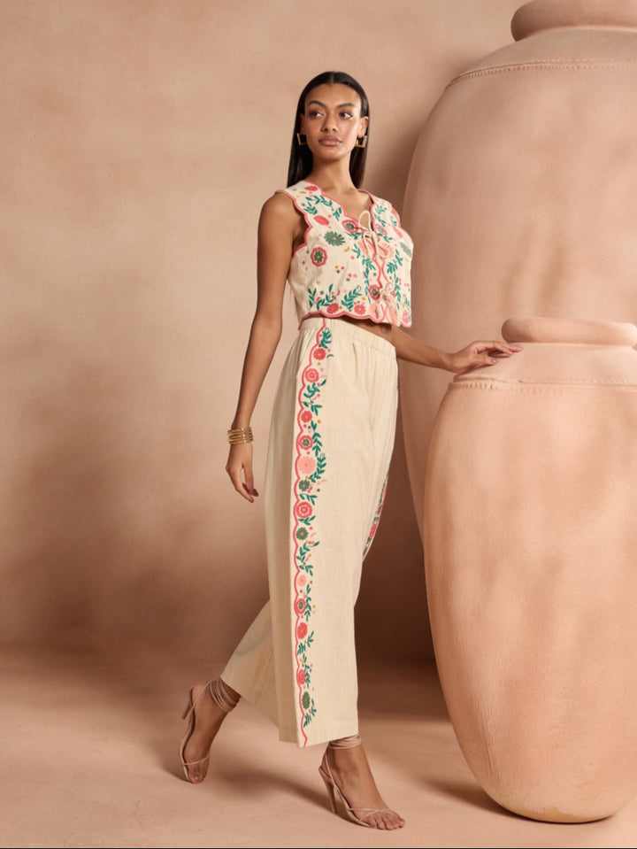 Sana Grover in our Margot Tie Top