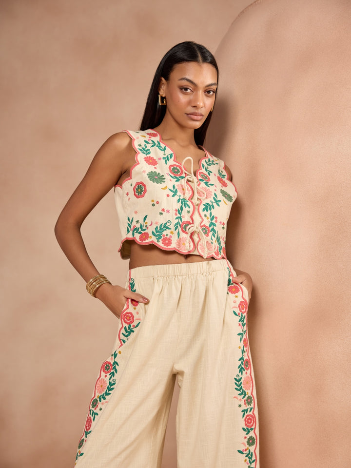 Sana Grover in our Margot Tie Top