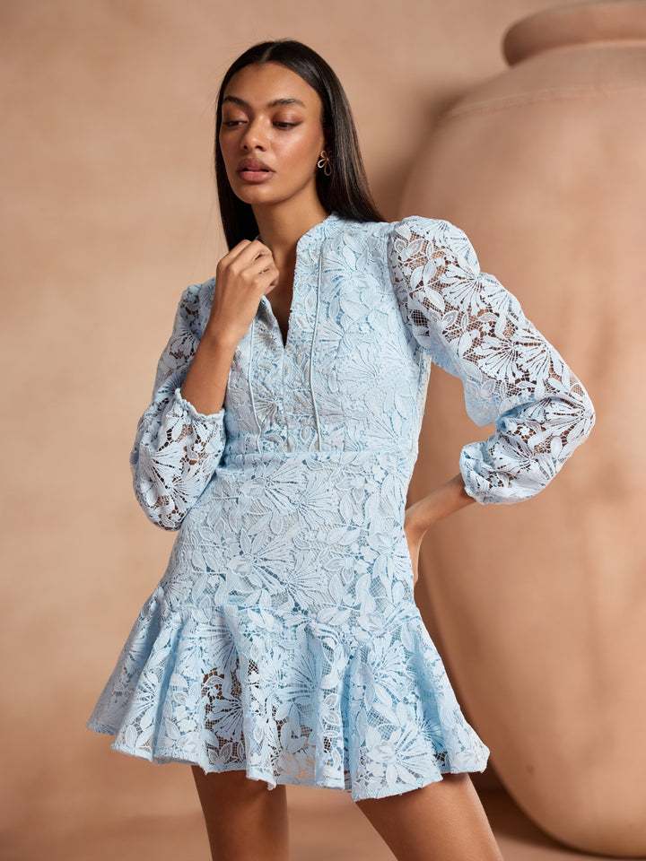 Radhica Diwan in our Helen Lace Dress