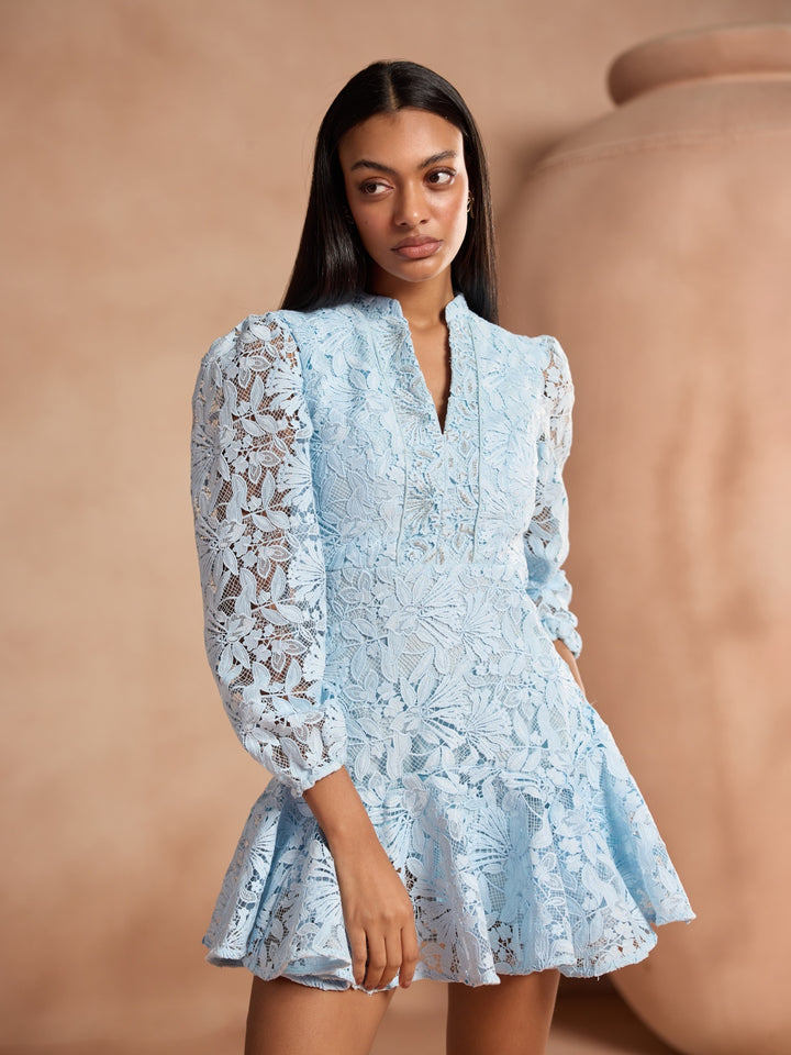 Radhica Diwan in our Helen Lace Dress