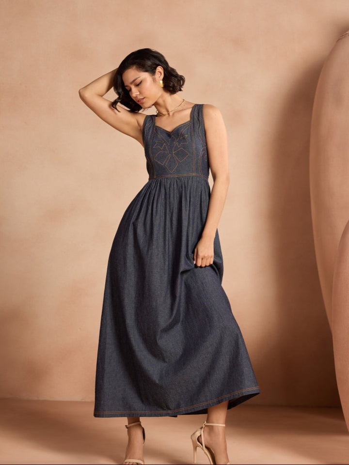 Hailey Denim Maxi