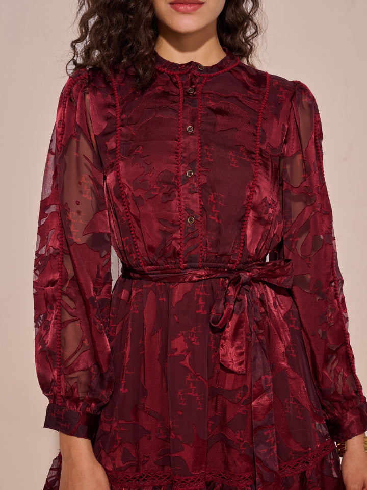 Arshya Aggarwal in our Millie Jacquard Dress