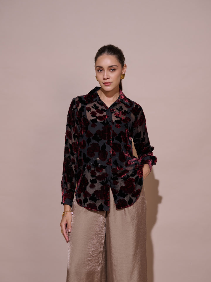 Elise Velvet Shirt