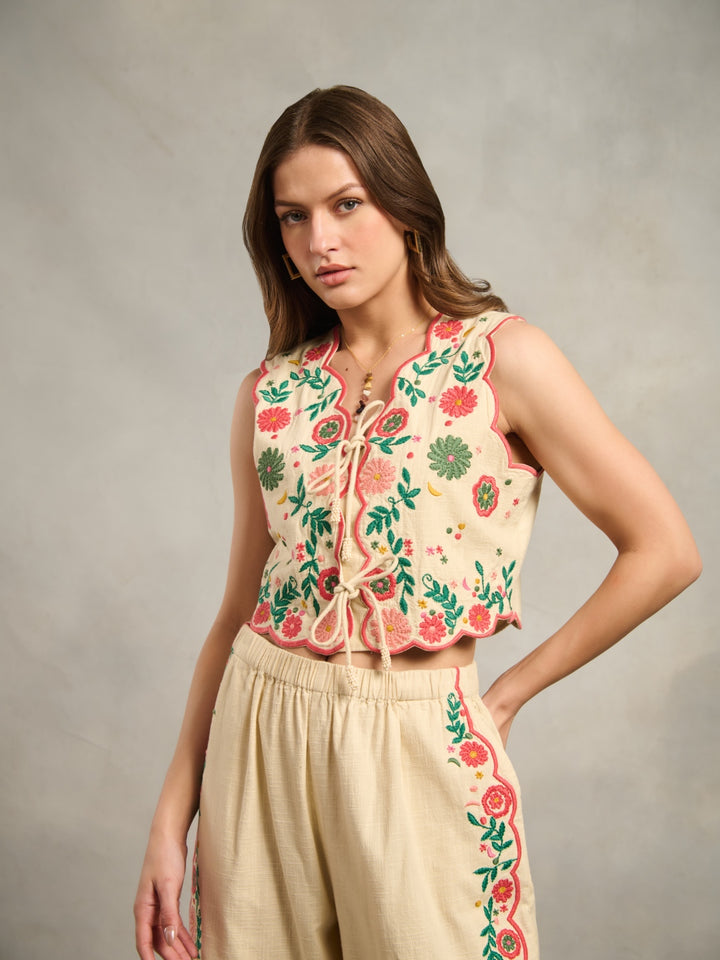 Sana Grover in our Margot Tie Top