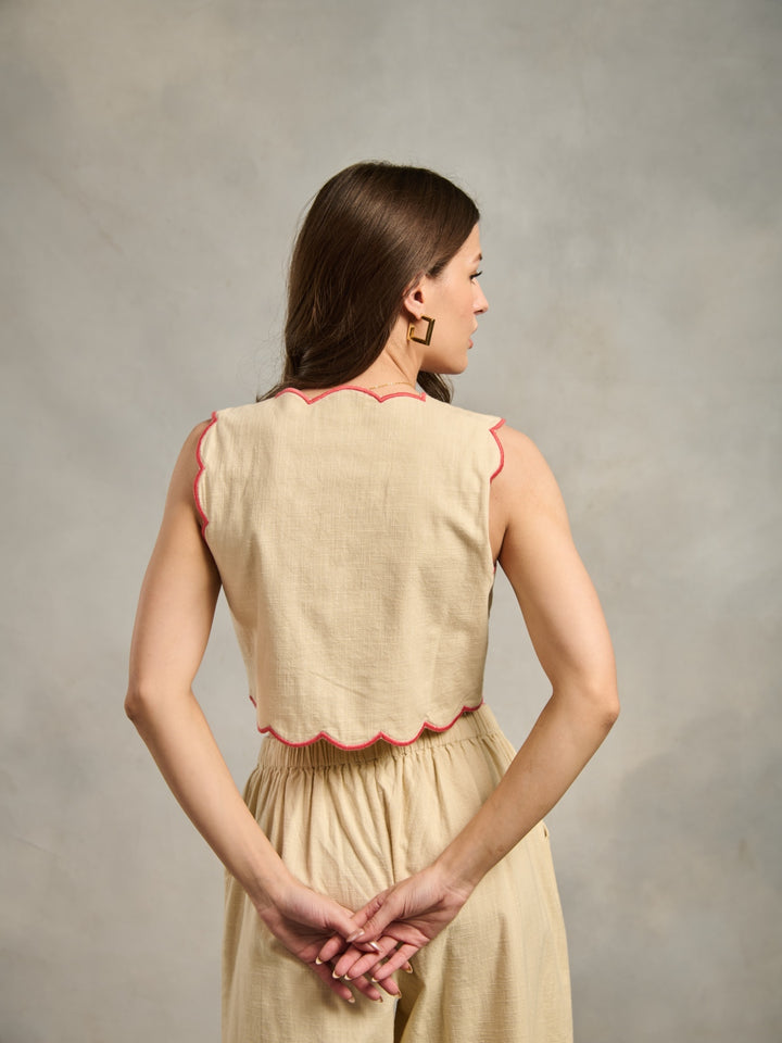 Sana Grover in our Margot Tie Top