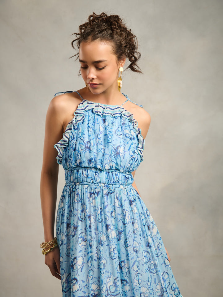 Radhica Diwan in our Laura Printed Maxi