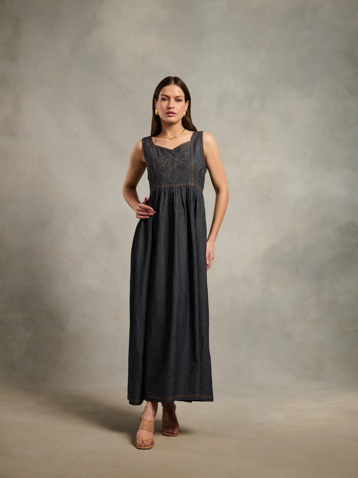 Hailey Denim Maxi