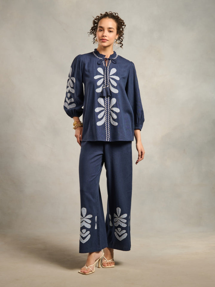 Shrutika Rana in our Margot Appliqué Pants