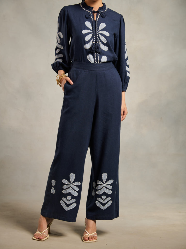 Shrutika Rana in our Margot Appliqué Pants