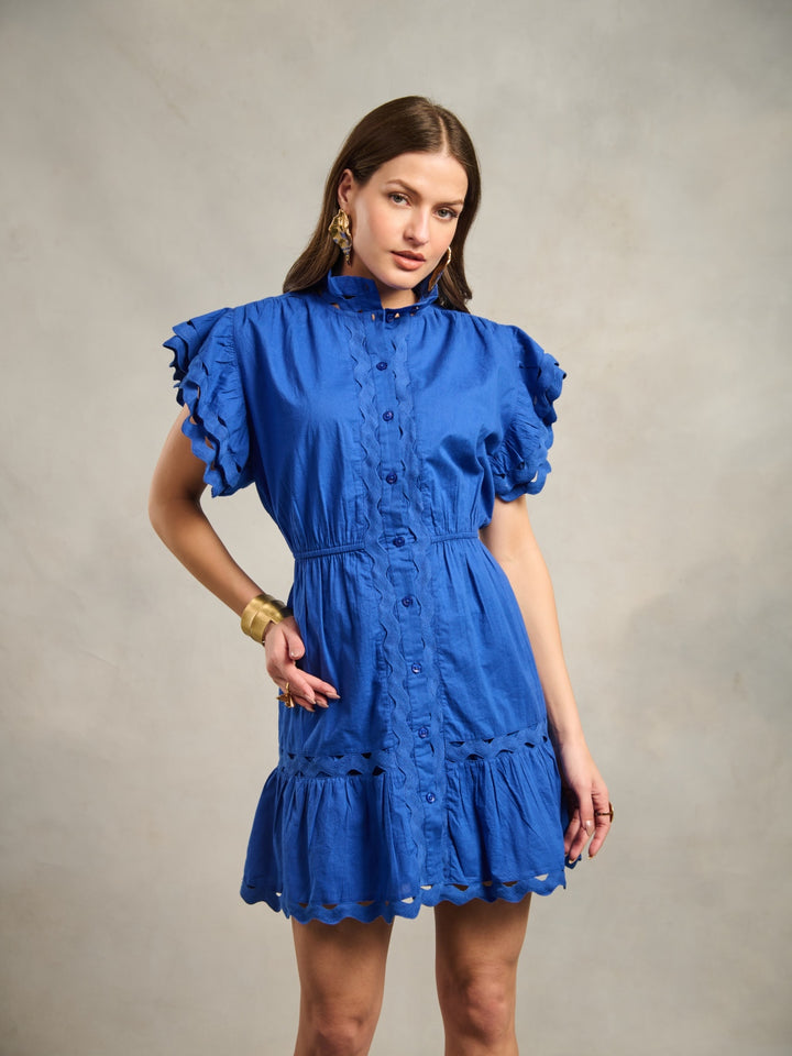 Indigo Wave Dress