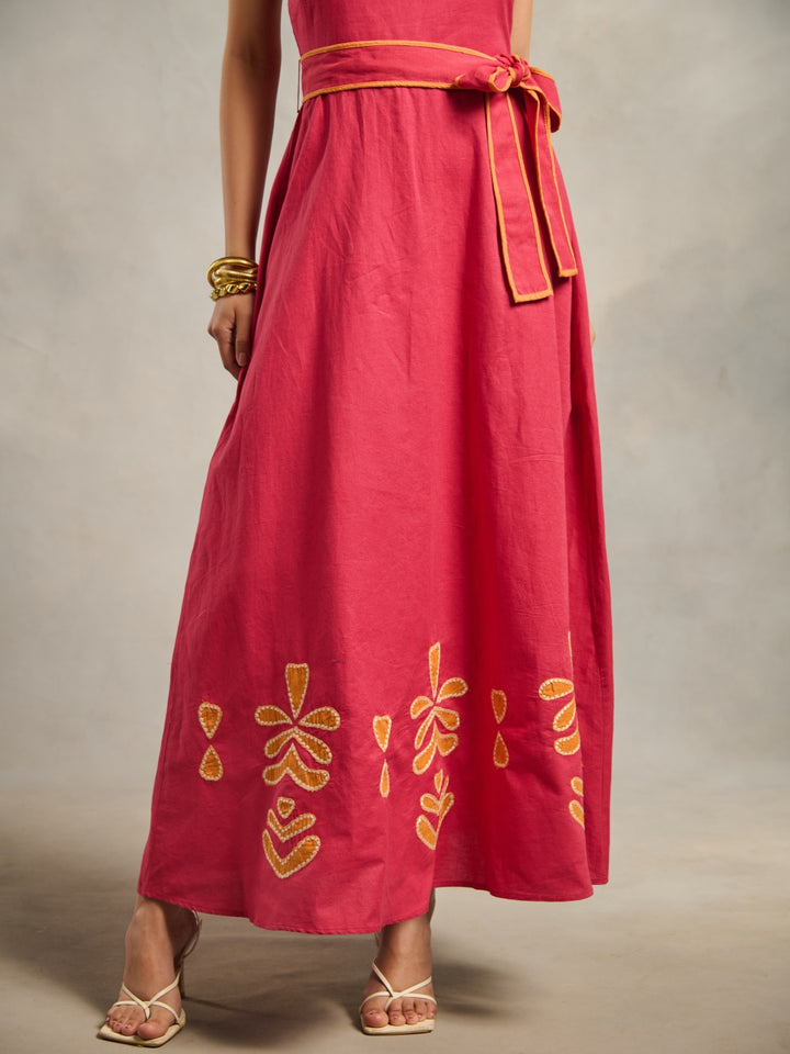 Navya Arya in our Clara Linen Blend Maxi