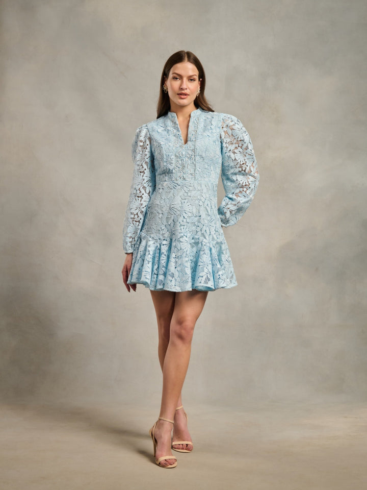 Radhica Diwan in our Helen Lace Dress