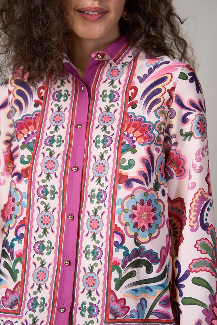 Tanya Narang in our Marilyn Satin Shirt