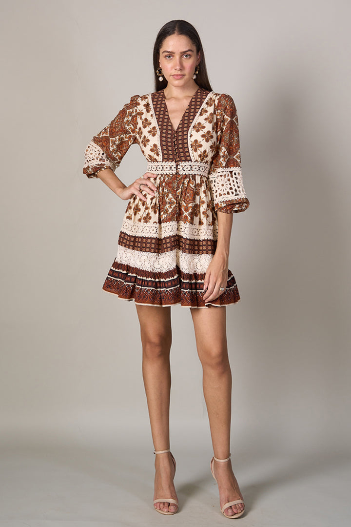 Raina Kalra in our Mia Printed Dress