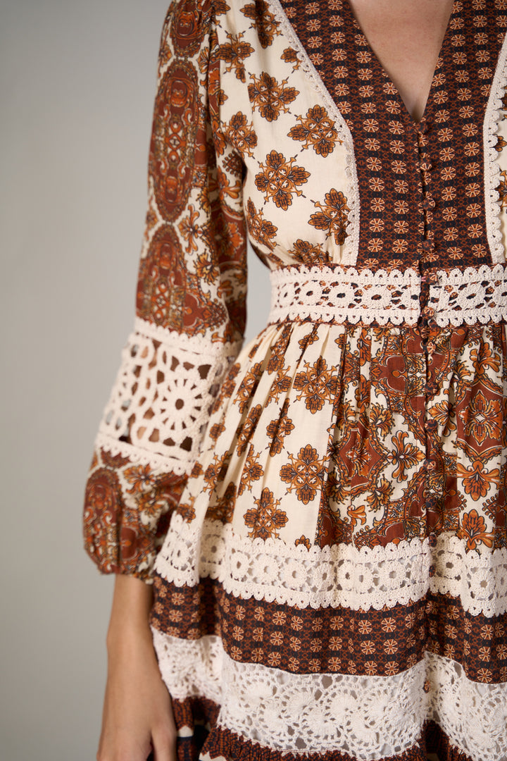 Raina Kalra in our Mia Printed Dress