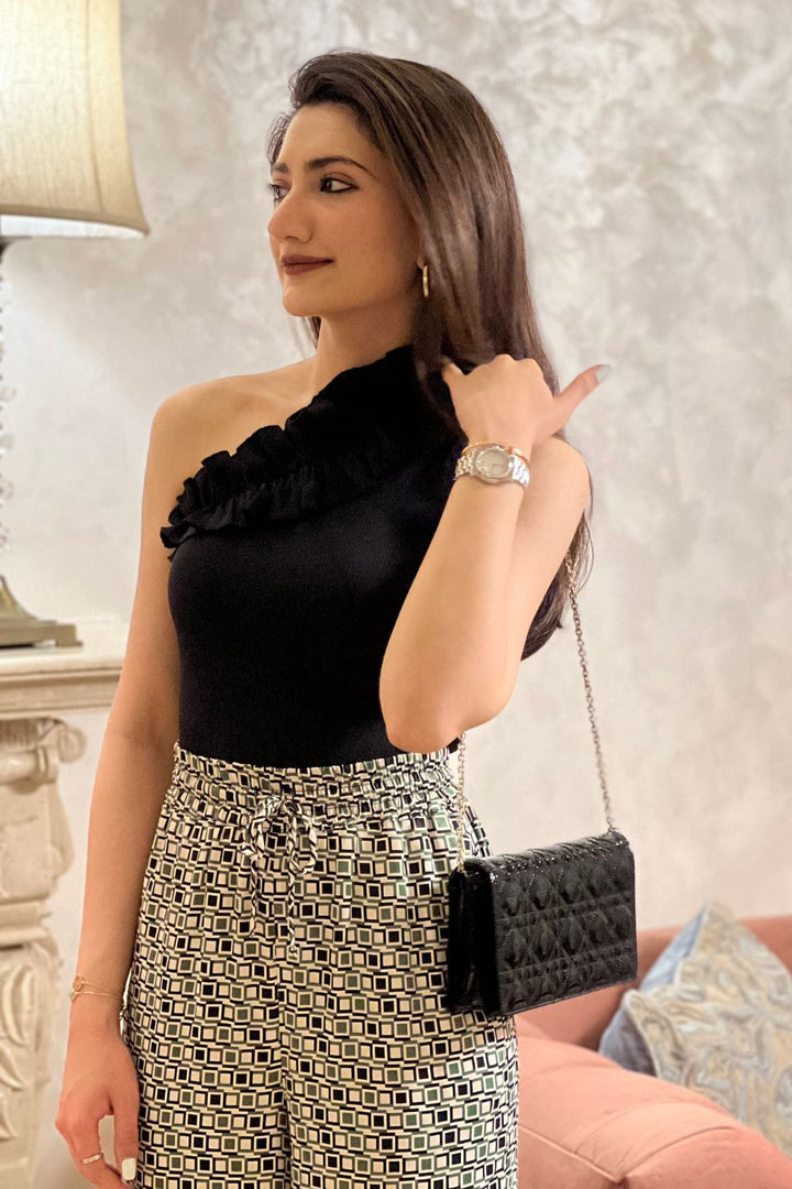 Tushita Mehta In Our Jane One-shoulder Top