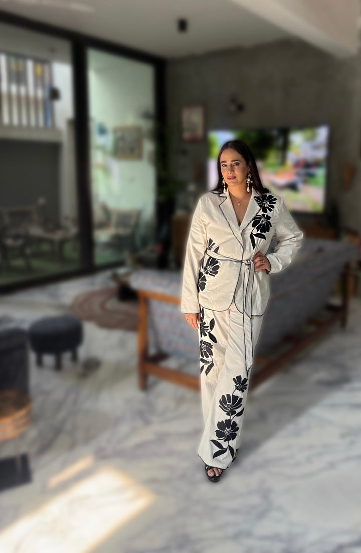 Mayanti Langer in our Bianca Embroidered Pants