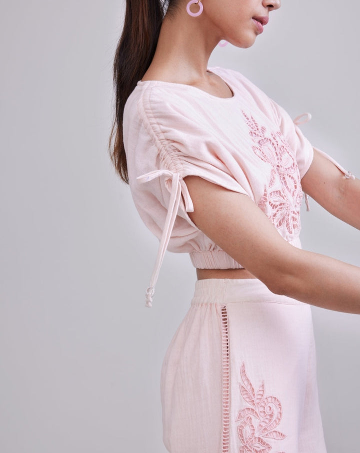 Tushita Mehta In Our Pink Blossom Top