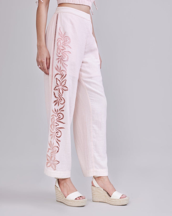 Tushita Mehta In Our Pink Blossom Pants