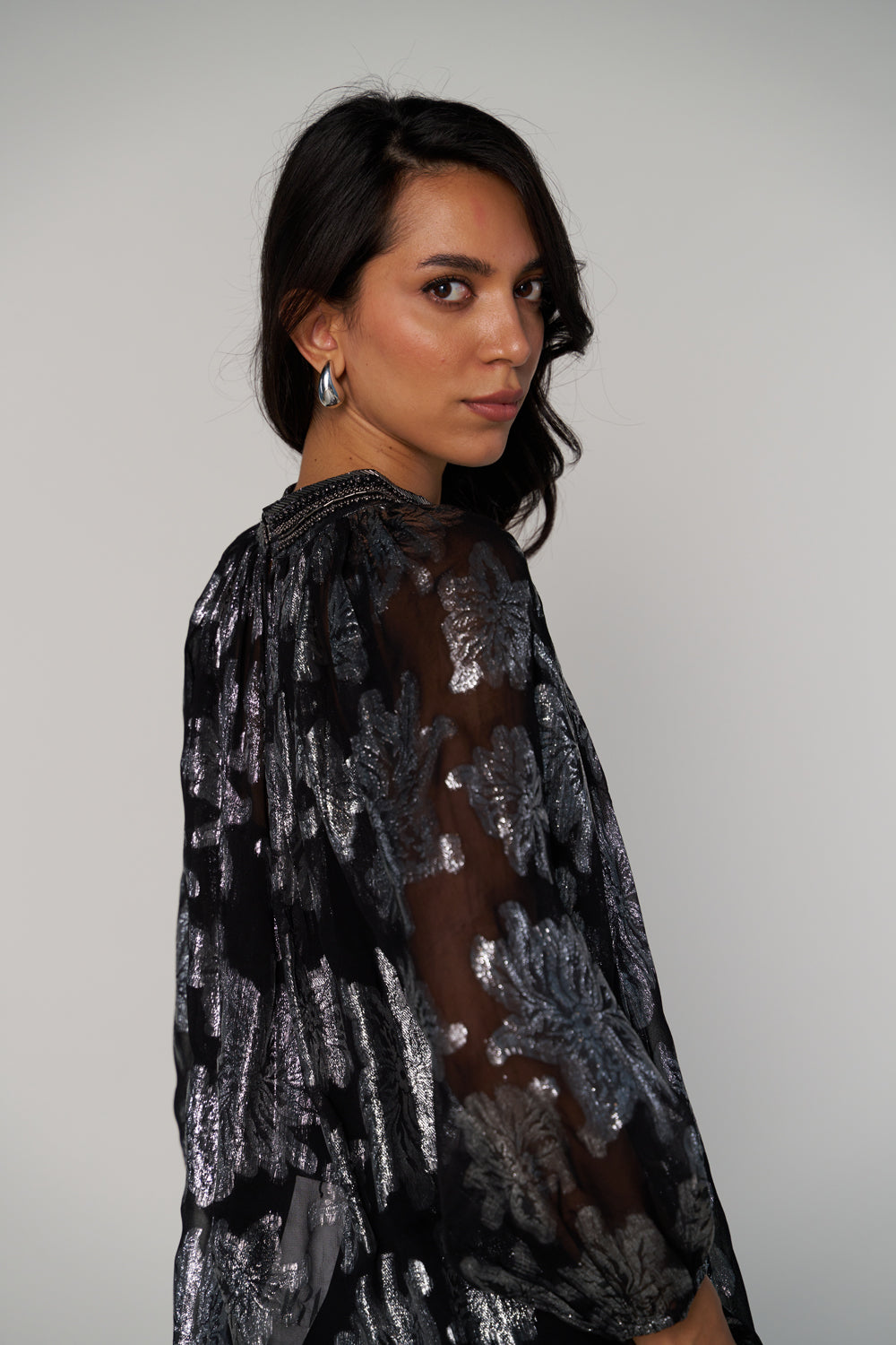 Carina Lurex Blouse