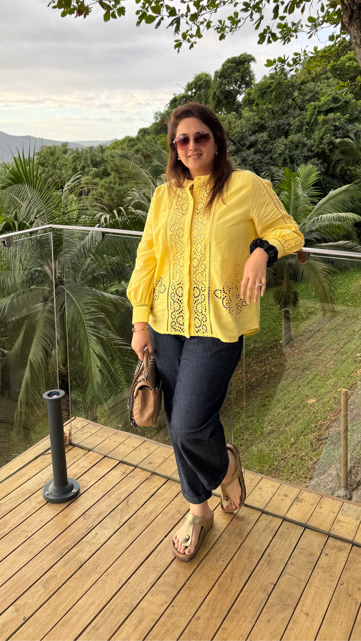 Malika Mehta in our Sophie Blouse