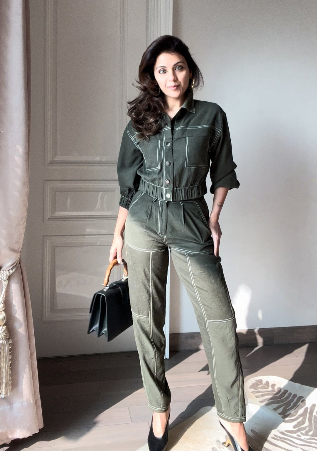 Emma Olive Pants