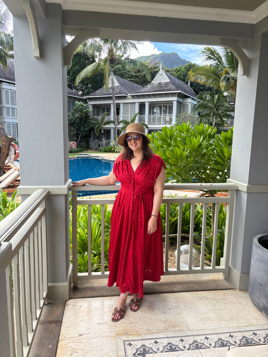 Malika Mehta in our Lily Maxi Dress