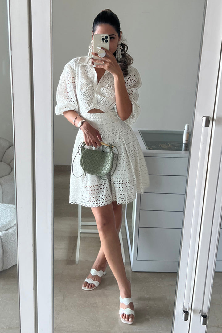 Deepika Ghose In Our Thea White Dress