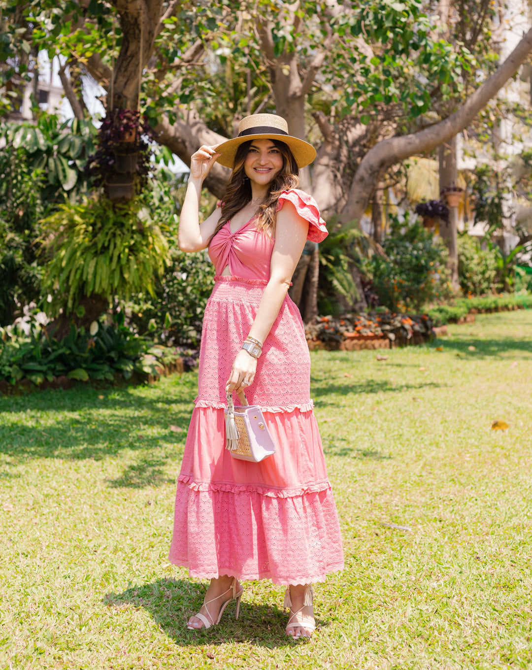 Elle Pink Maxi Dress