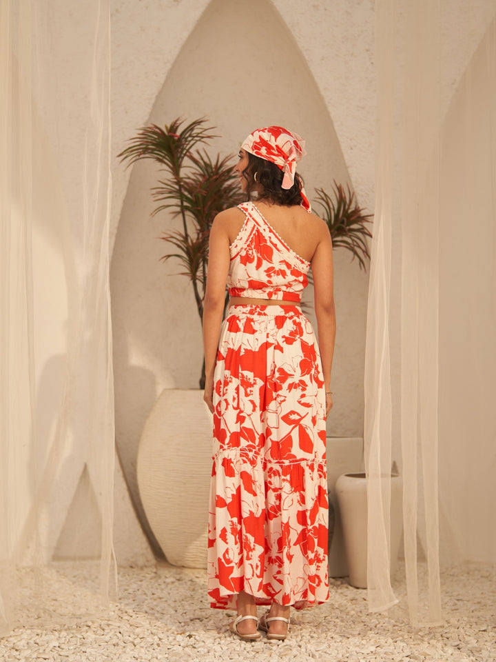 Sanjan Batra In Our Lina One Shoulder Top