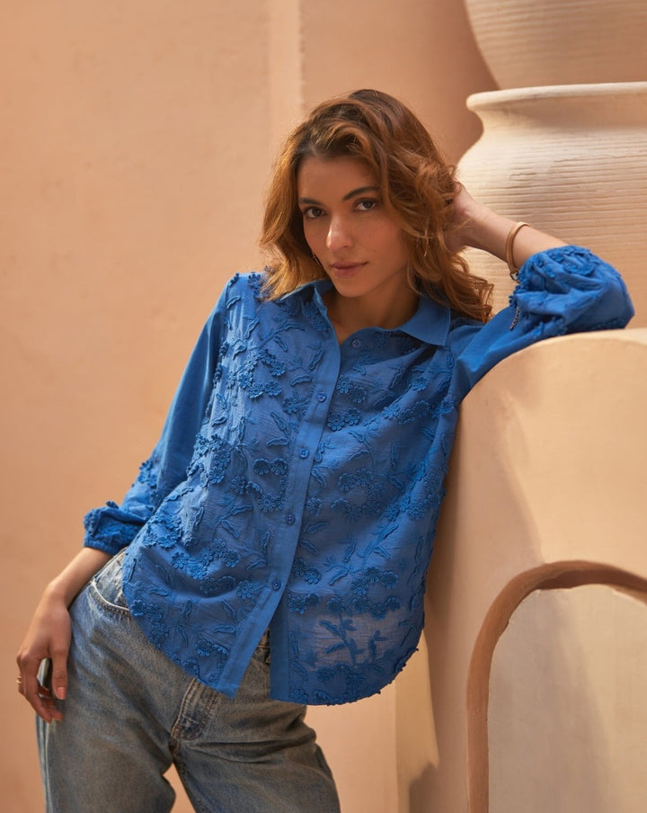 Blue Blossom Shirt