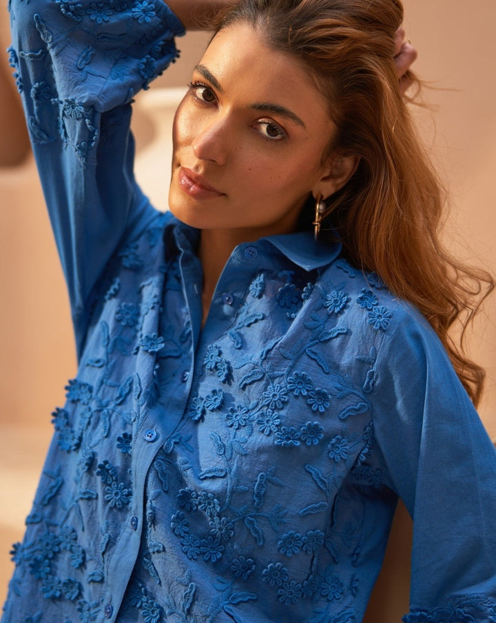 Blue Blossom Shirt