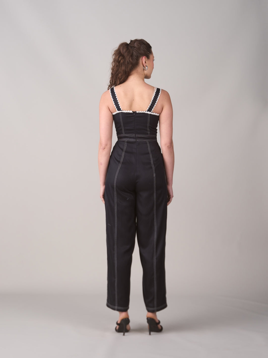 Meghna Pahwa Sahni In Our Isla Black Jumpsuit