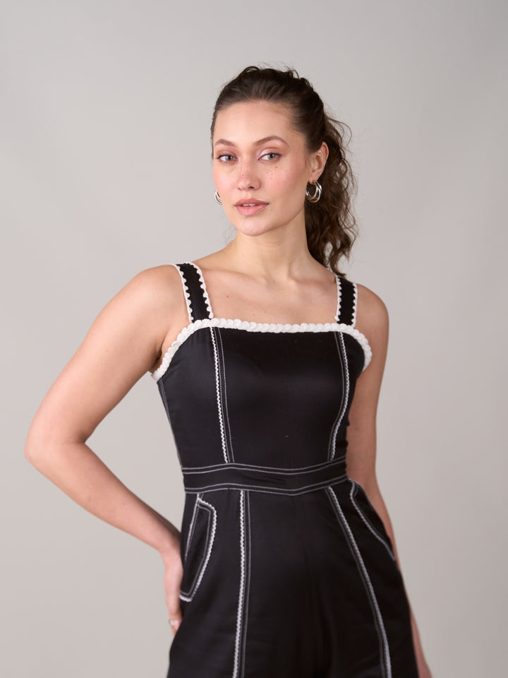 Meghna Pahwa Sahni In Our Isla Black Jumpsuit