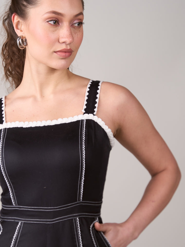 Meghna Pahwa Sahni In Our Isla Black Jumpsuit