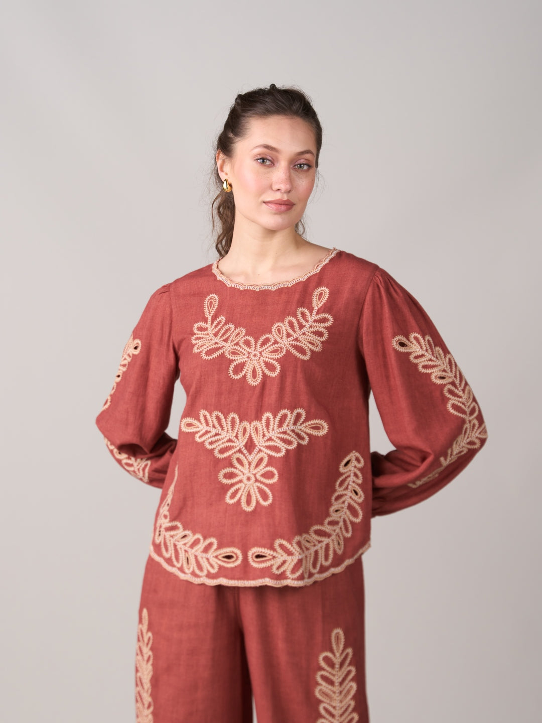 Jane Embroidered Top