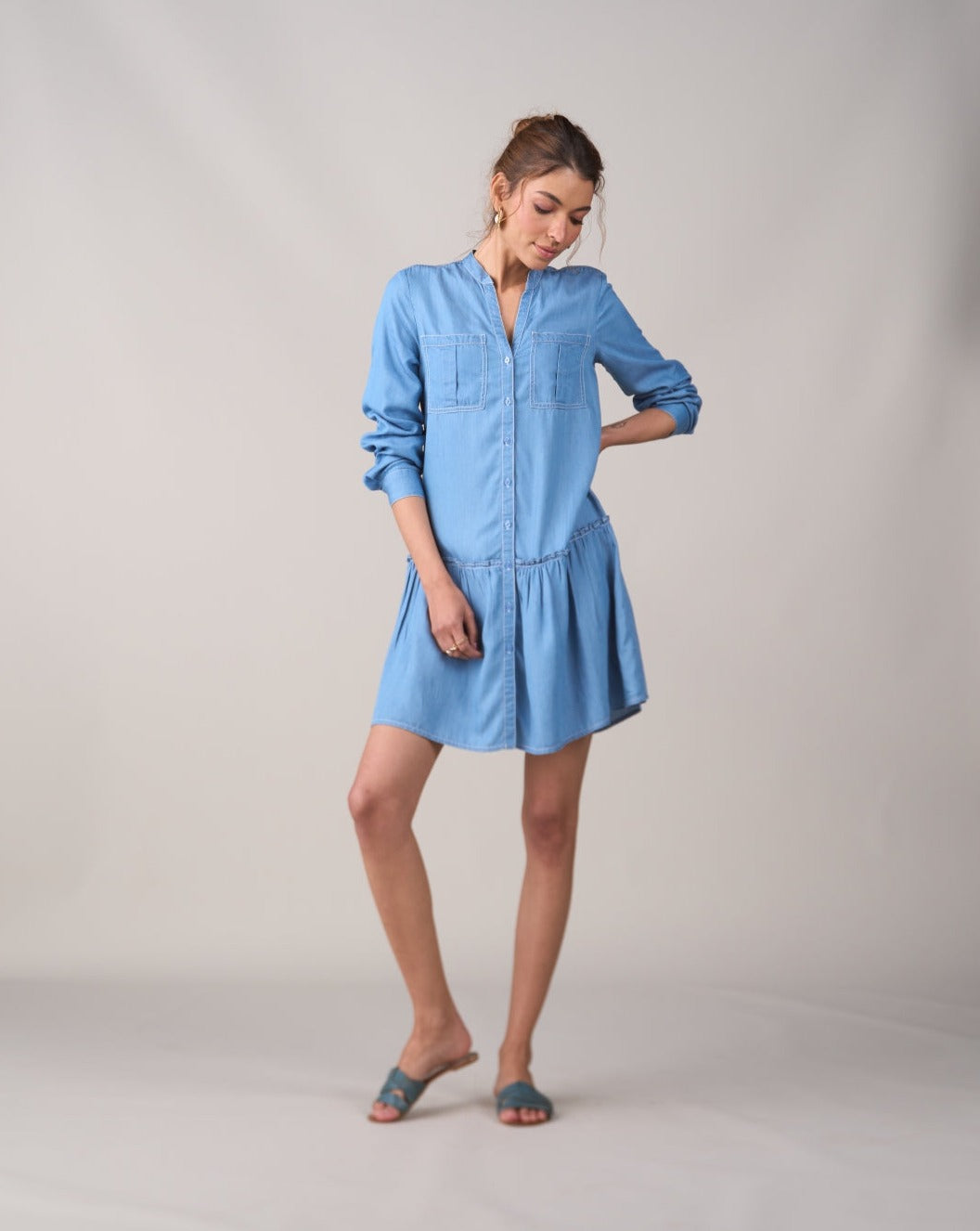 Leah Denim Dress