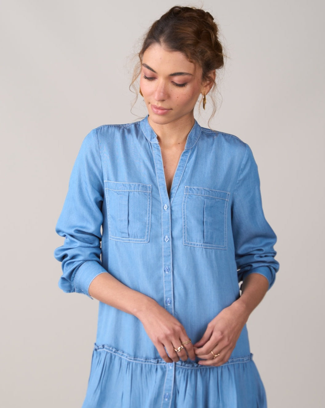 Leah Denim Dress