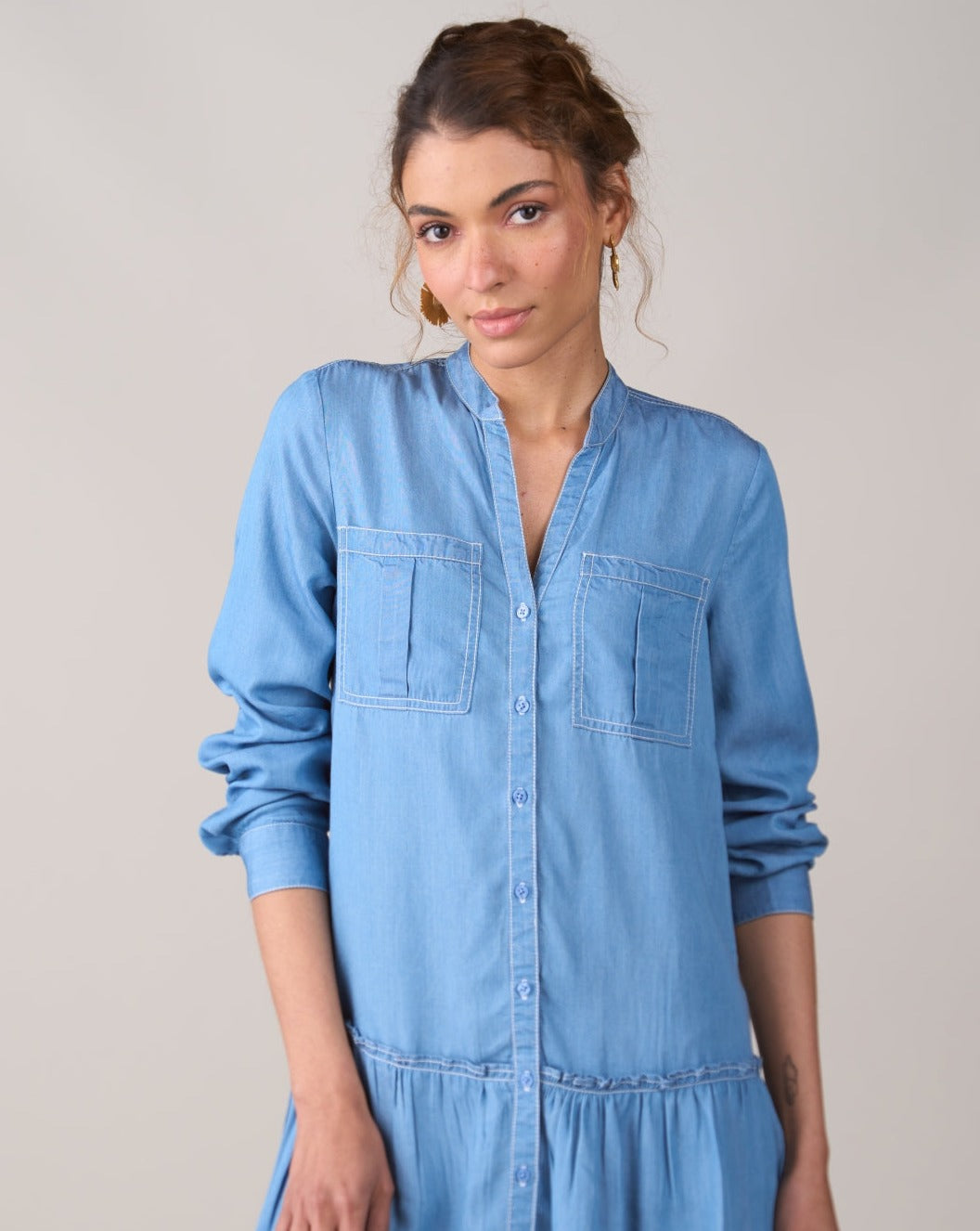 Leah Denim Dress