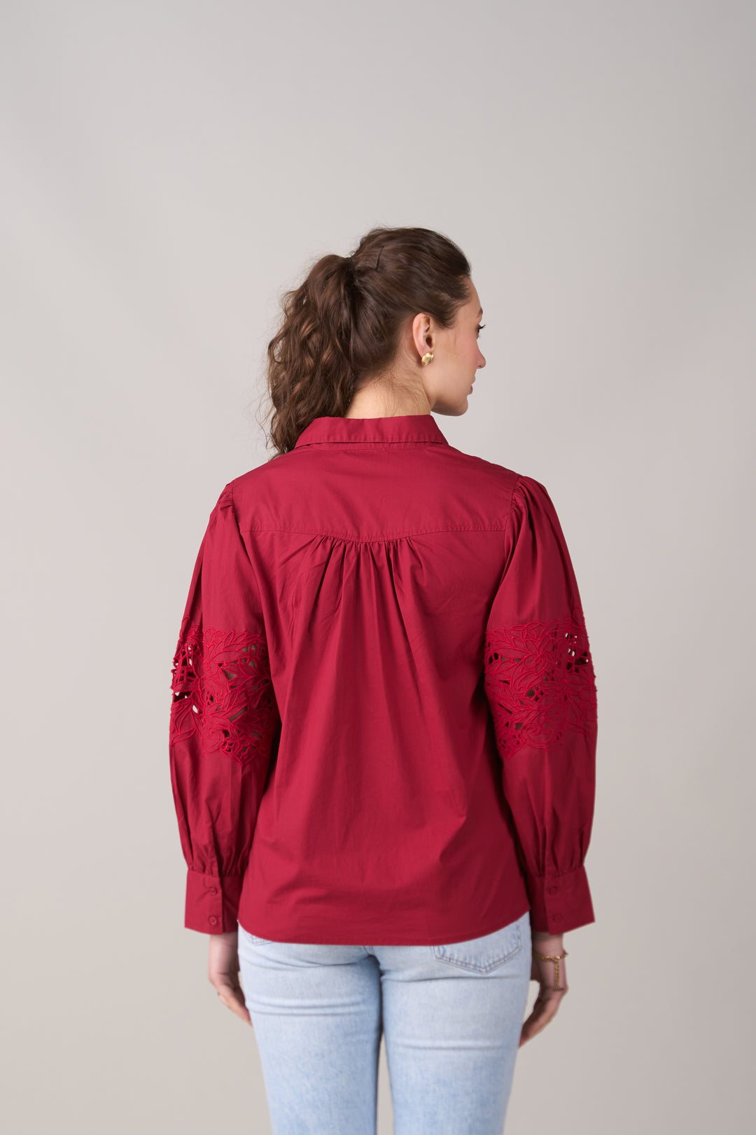 Sara Red Shirt