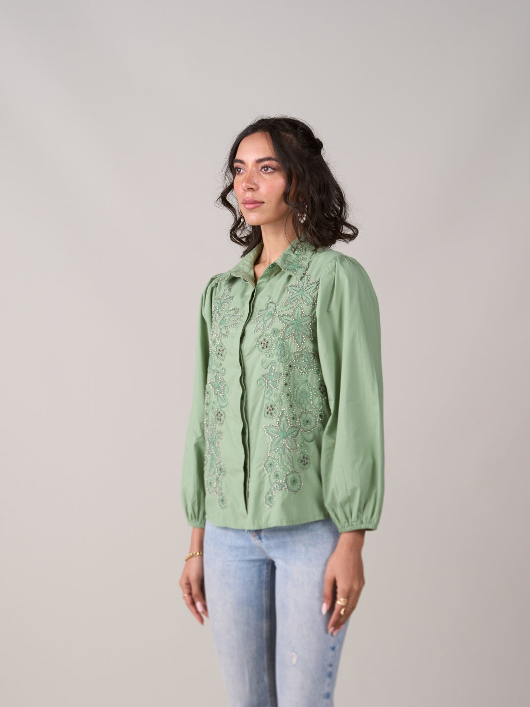 Madeline Green Shirt